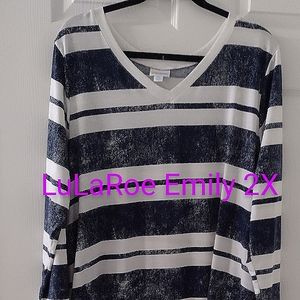 LuLaRoe Emily swing dress 2X